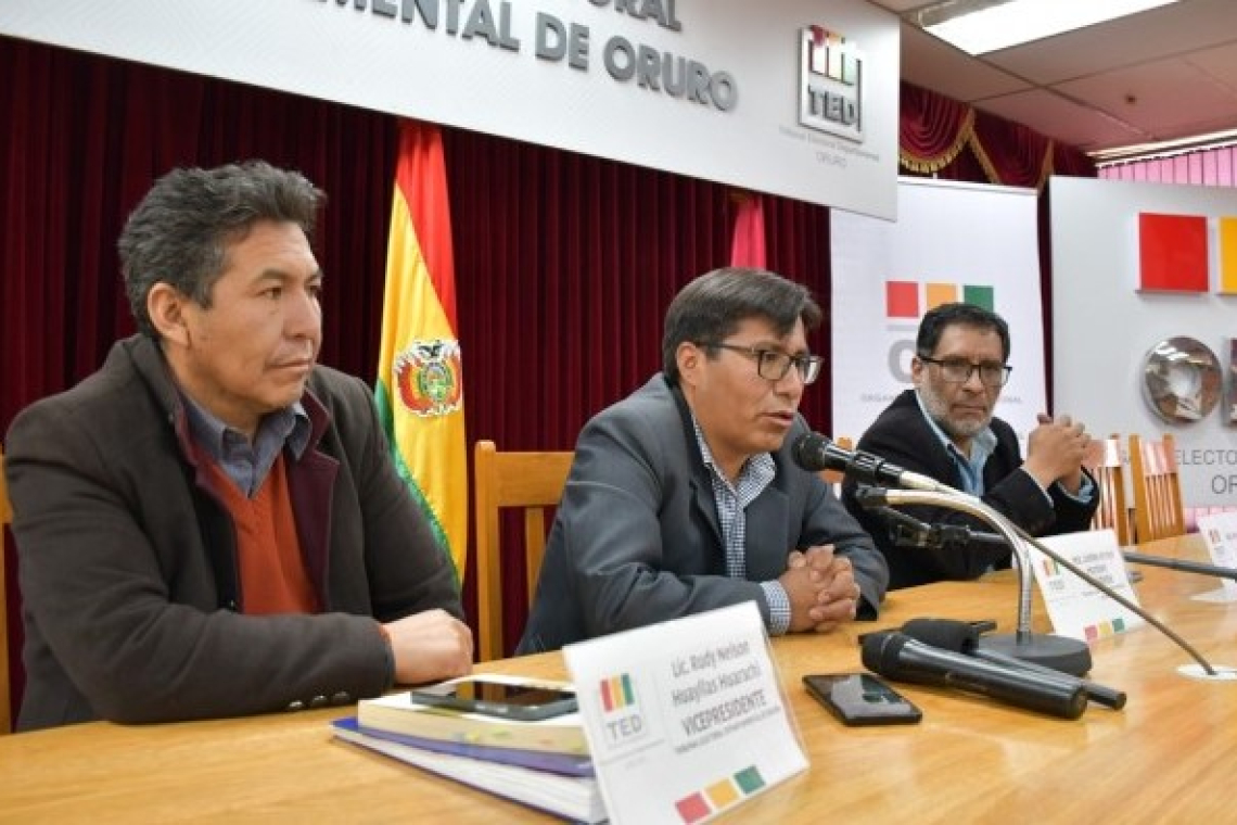 Más de 14 mil orureños inhabilitados deben tramitar su rehabilitación antes del 4 de julio