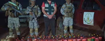 Operativo militar frustra traslado ilegal de más de 200 litros de combustible en Beni
