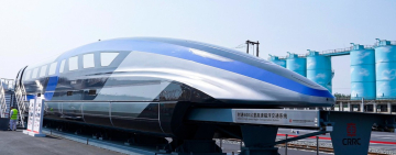 El futuro está aquí: así es el tren chino más rápido del mundo que 'vuela' sobre la vía 
