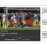 “Humillación” y “baile”: las lapidarias portadas de los medios españoles por la goleada del PSG al Real Madrid