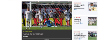 “Humillación” y “baile”: las lapidarias portadas de los medios españoles por la goleada del PSG al Real Madrid
