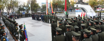 Expresan civismo para conmemorar 216 años de la Gesta Libertaria de La Paz