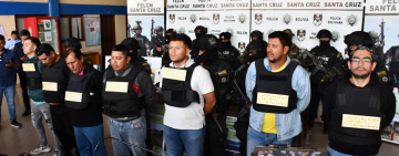 FELCN afecta al narcotráfico con $us 4,9 millones y aprehende a 9 implicados