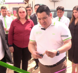 Fiscal Mariaca llega a Cobija e inaugura moderna Camara Gesell 