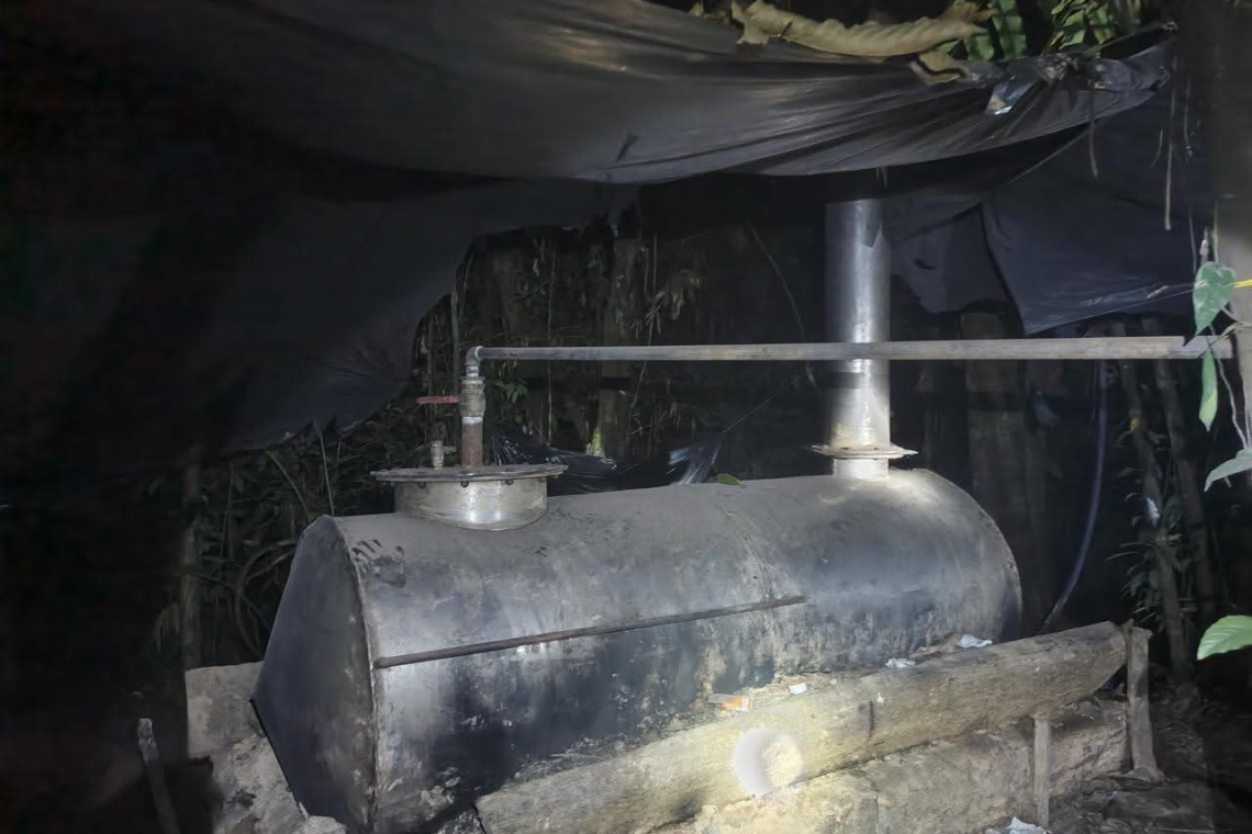 UMOPAR detecta laboratorio de cristalización, hay cuatro implicados