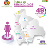 En Bolivia reportan que 97% de 49 Feminicidios están tras rejas