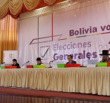 TED La Paz alcanza al 51% del cómputo de actas, se traza la meta de concluir este martes