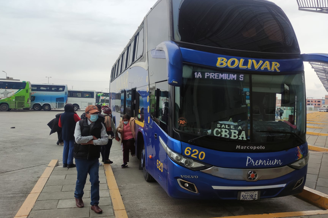 Reportan que terminales terrestres, aéreas y fluviales están expeditas en todo el país