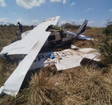 En provincia Iténez se siniestra una avioneta hay dos heridos graves