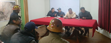 Avanza redacción de acuerdo para delimitar áreas de trabajo en mina Andacaba en Potosí