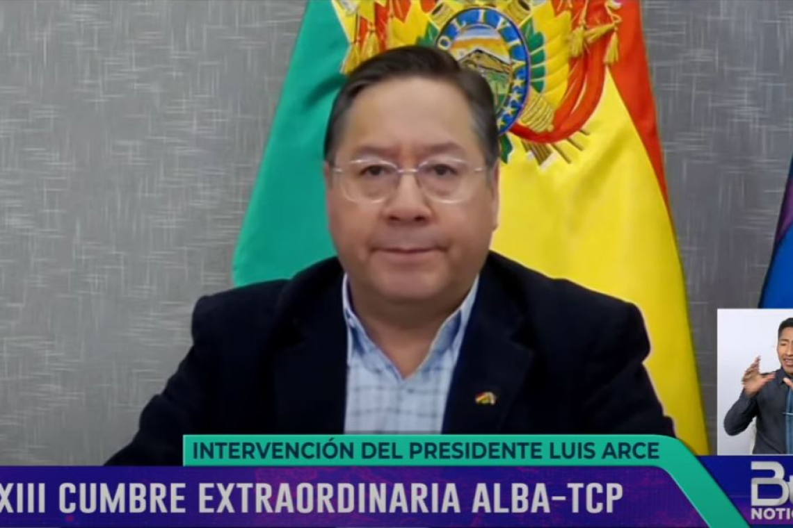 Arce denuncia que EEUU busca controlar geopolíticamente América Latina por sus recursos naturales