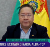 Arce denuncia que EEUU busca controlar geopolíticamente América Latina por sus recursos naturales