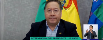 Arce denuncia que EEUU busca controlar geopolíticamente América Latina por sus recursos naturales