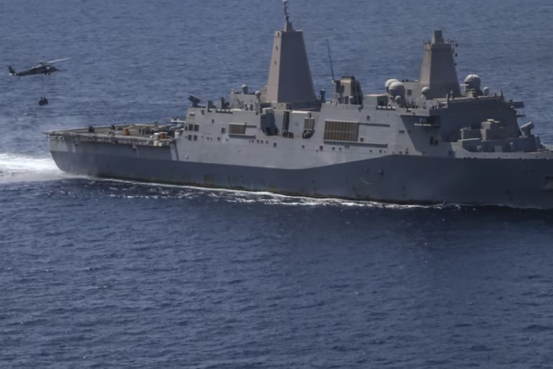 Estados Unidos desplegó un escuadrón anfibio frente a Venezuela para enfrentar las amenazas de los cárteles de droga