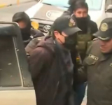 Pumari llega al penal de San Pedro bajo un fuerte resguardo policial en La Paz