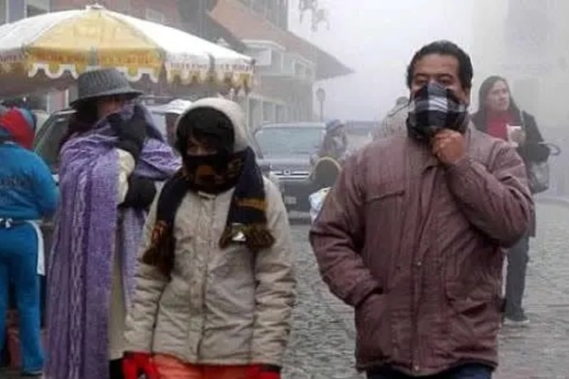 Senamhi emite alerta por descenso brusco de temperaturas, nevadas y heladas