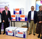 Bolivia recibe de Chile la donación de 50.000 nuevas dosis de vacunas contra el Sarampión