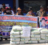 Gobierno beneficia a 64 municipios de La Paz con 1.900 Tn de ayuda humanitaria