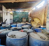 ANH incauta 40 turriles de Diésel acopiado ilícitamente en un taller 