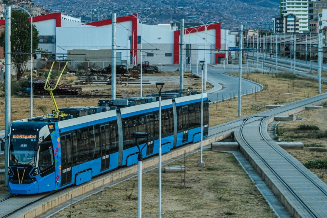 Cochabamba: Línea Amarilla de Mi Tren inicia operaciones el miércoles