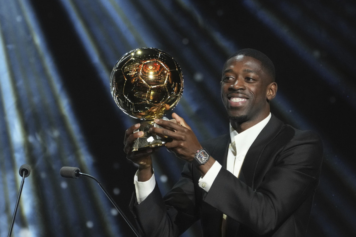 El francés Ousmane Dembélé gana el Balón de Oro 2025
