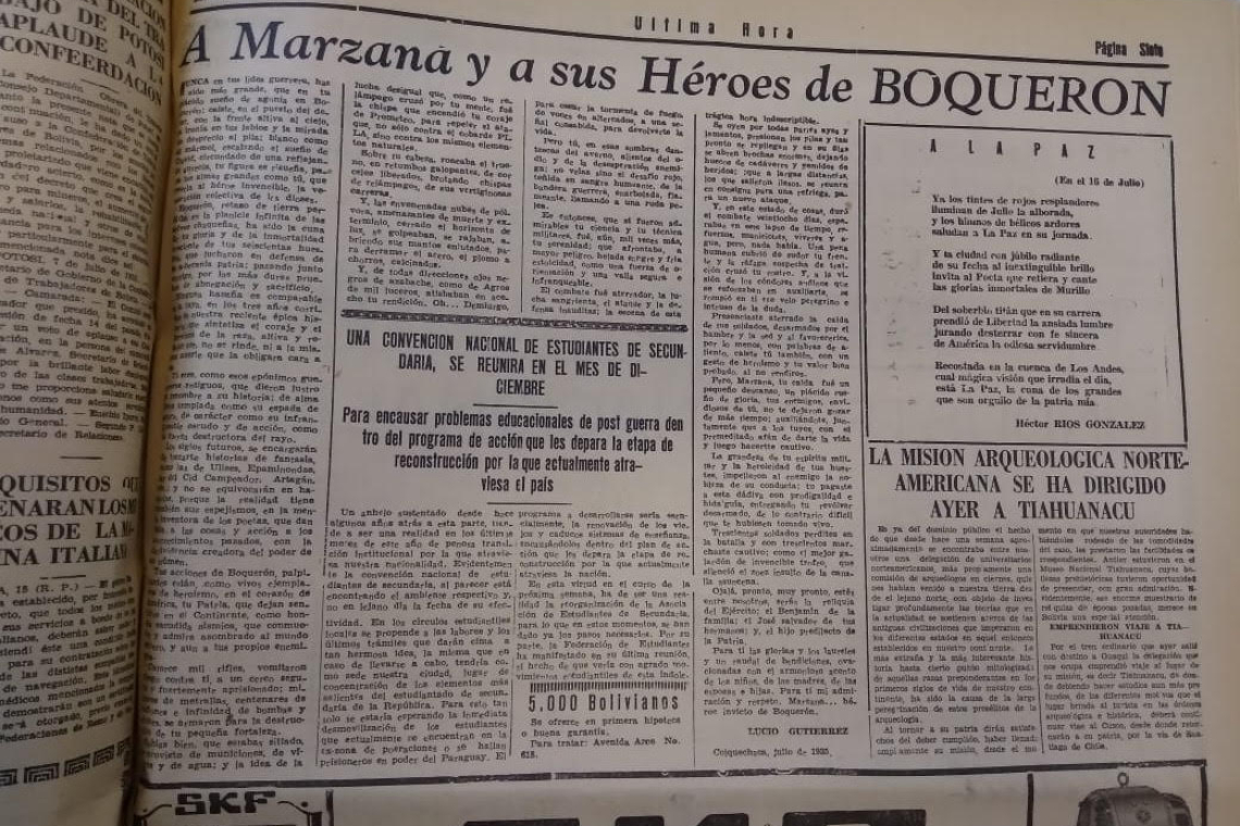 Boquerón, 29 de septiembre de 1932: Cuando Marzana enfrentó el alba con la certeza del final