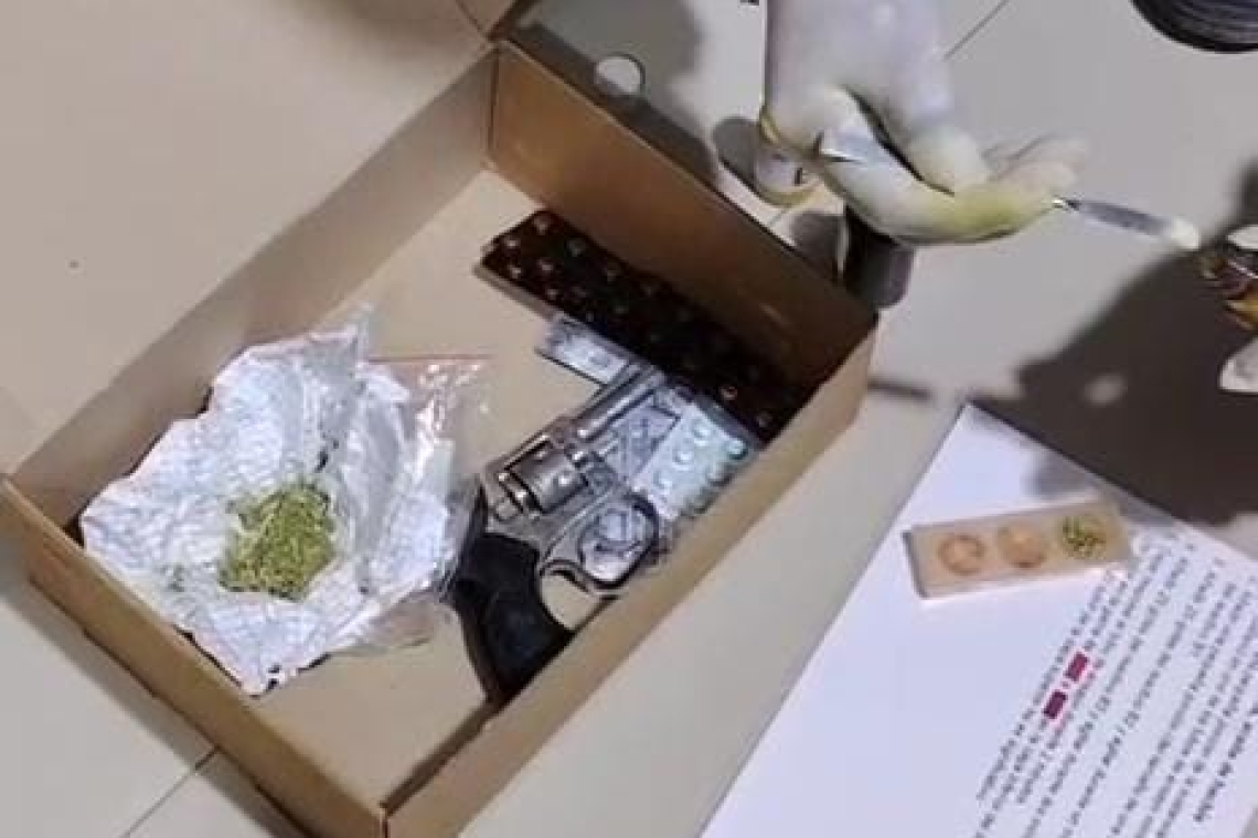 Adolescente recluido por posesión de sustancias controladas y arma de fuego