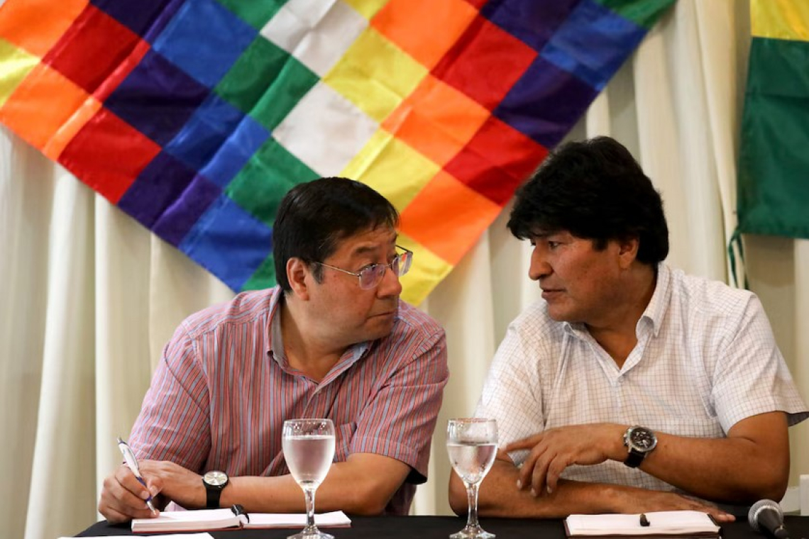 “Evo Morales fue la causa de la derrota en las elecciones”: Luis Arce acusó a su ex aliado de pactar con la derecha y destruir su gobierno