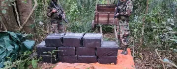 UMOPAR confisca cerca de media tonelada de clorhidrato en Beni