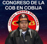 Conforman presídium del XVIII Congreso de la COB y Juan Carlos Huarachi deja de ser dirigente