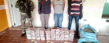 En Sipe Sipe caen dos extranjeros y un boliviano con marihuana