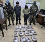 En Tarija secuestran 20,7 kilos de marihuana en posesión de dos personas
