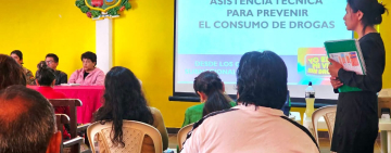 En Villa Abecia, Defensa Social fortalece políticas de prevención de droga