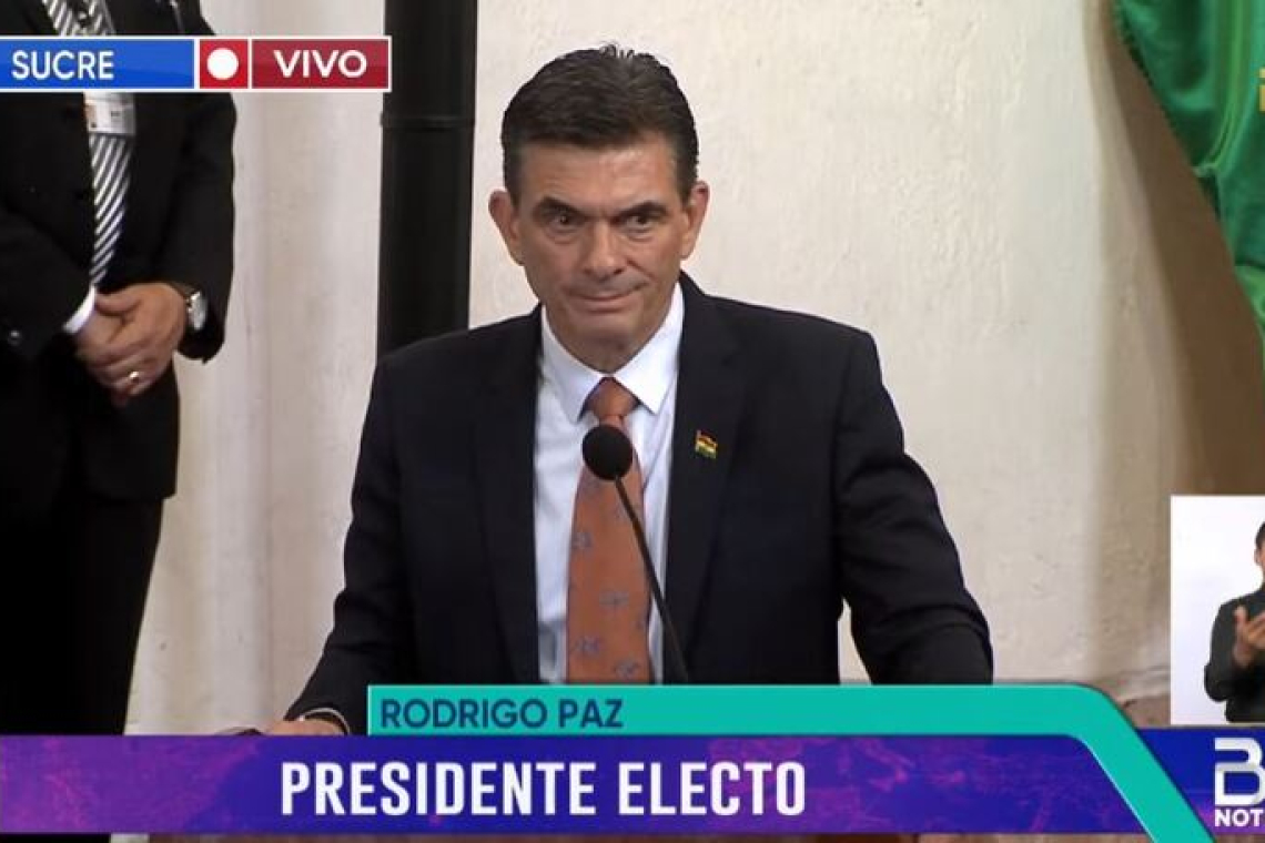 Presidente electo convoca a la unidad y afirma que establecerá un “gobierno firme”