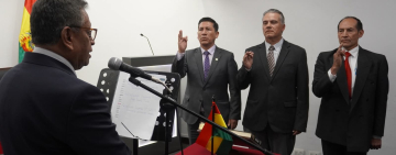 •	Ministro Oviedo posesiona a viceministros para combatir al crimen transnacional