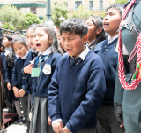 Gobierno, FFAA y Policía conmemoran 180 años del Himno Nacional