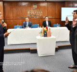Ministro Espinoza posesiona a directores de la ASFI y la Gestora Pública 