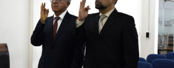 Ministro Zamora posesiona a dos viceministros y a autoridades de ABC, ATT, AEVivienda, Vías Bolivia y Mi Teleférico