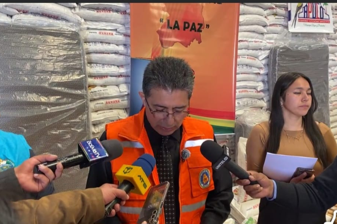 Defensa Civil entrega 8,5 Tn de Ayuda Humanitaria para La Asunta y Apolo