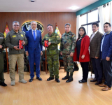 Policía de Bolivia e Italia acuerdan acciones y capacitación de recursos humanos