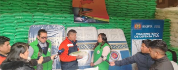 Defensa Civil responde con ayuda humanitaria a familias de Tipuani