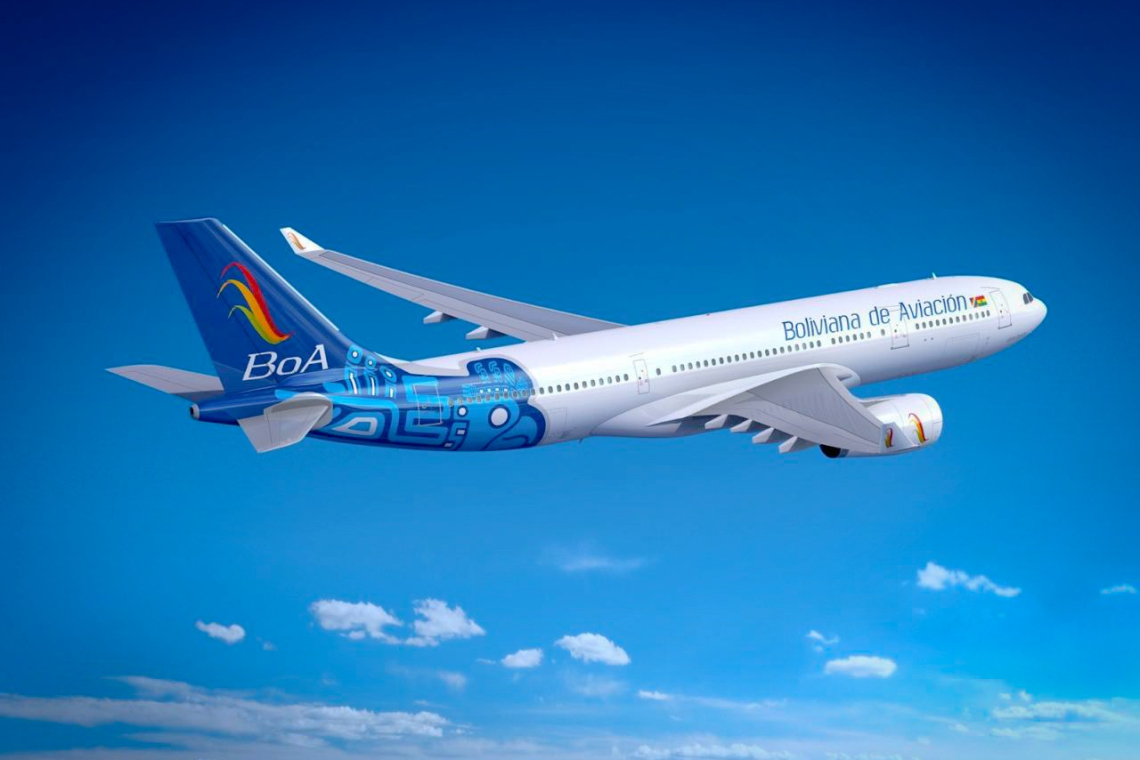 BoA reincorpora un Airbus A330-200 y fortalece su flota de largo alcance; tiene 275 asientos