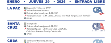 La Embajada de Estados Unidos lanza en Bolivia la campaña global  “Freedom 250”, una celebración de 250 años de independencia e historia 