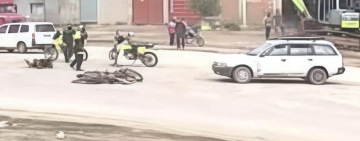 Fiscalía indaga accidente de tránsito con servidor policial con graves heridas