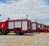 Japón capacita en carros bomberos y optimiza capacidad de atención de emergencias