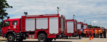 Japón capacita en carros bomberos y optimiza capacidad de atención de emergencias