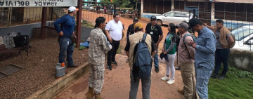 En Pando desarrollan inspección ocular por presunta explotación ilegal de minerales