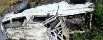 Dos personas mueren en un accidente en el norte de La Paz