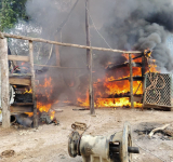 Marinos desmantelan minería ilegal emplazada en cerro San Simón, hay 10 brasileros capturados