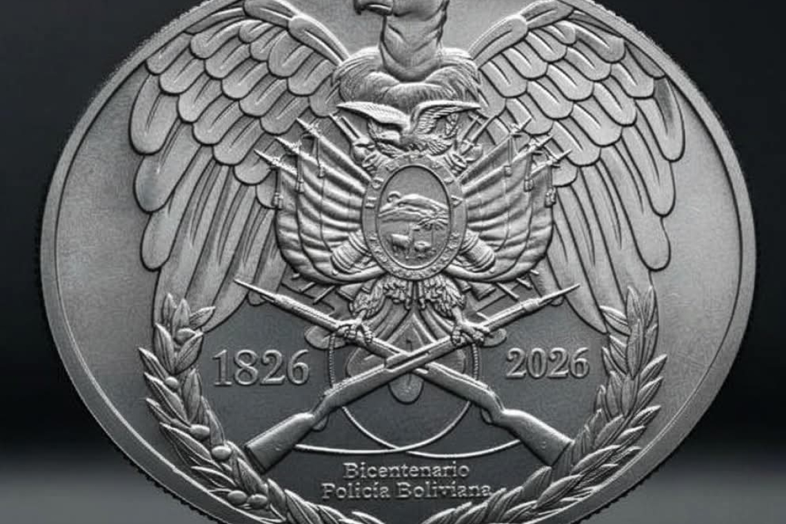 Banco Central y la Policía proyectan la Moneda Bicentenario para la verde olivo